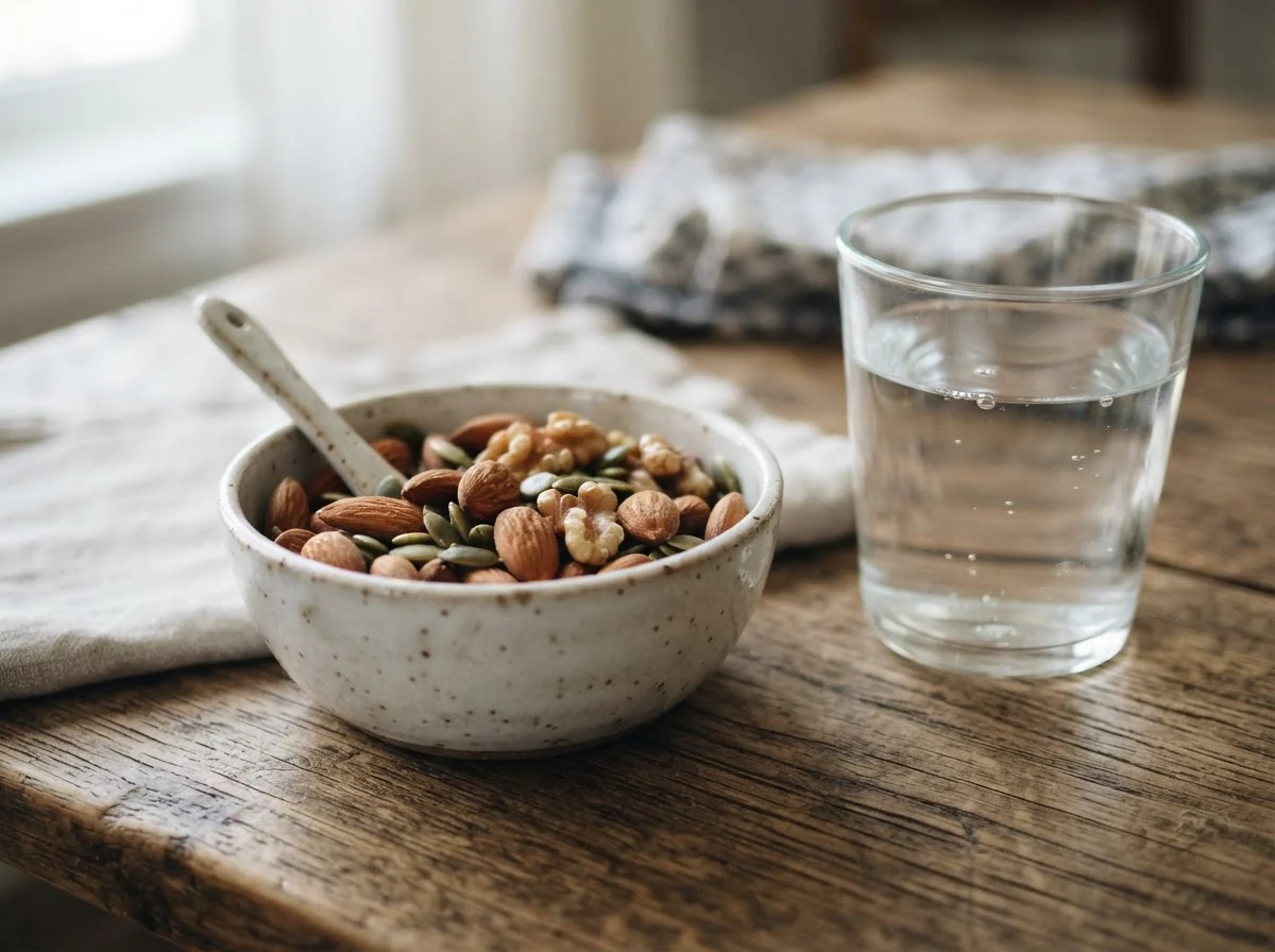 Fresh ingredients and minerals for daily nutrition